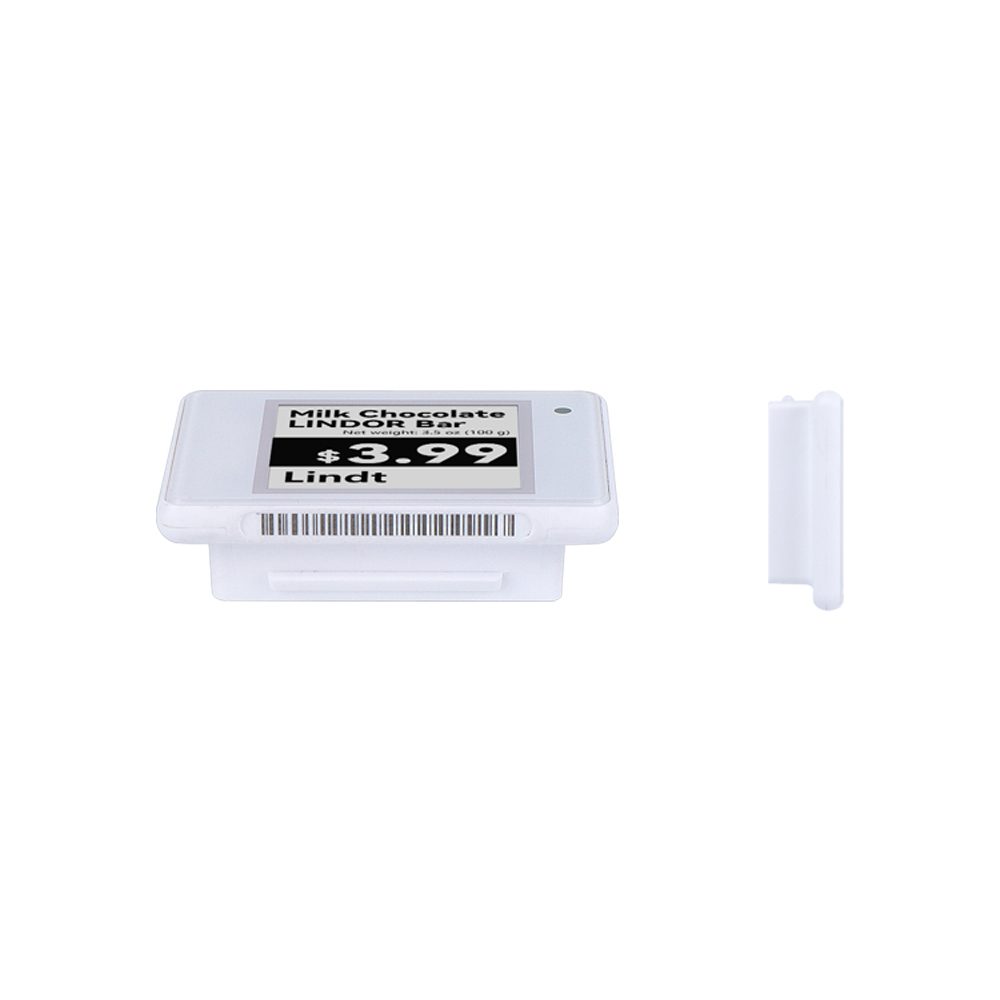 Étiquette électronique pour étagères White Shell de 1,54 pouces