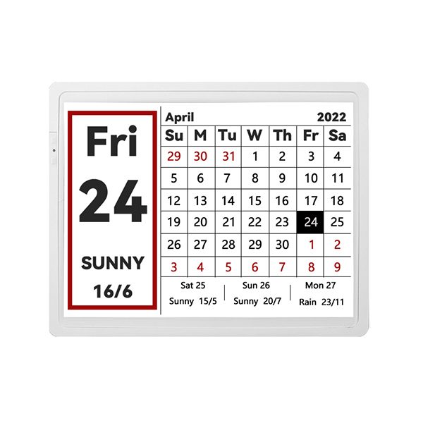 Étiquette électronique pour étagères White Shell de 12,5 pouces