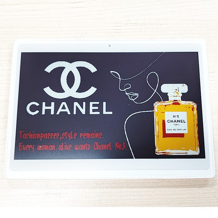 Affichage d'étiquettes de vente au détail électronique 4 couleurs de 7,5 pouces Couleur Noir Blanc Rouge Jaune