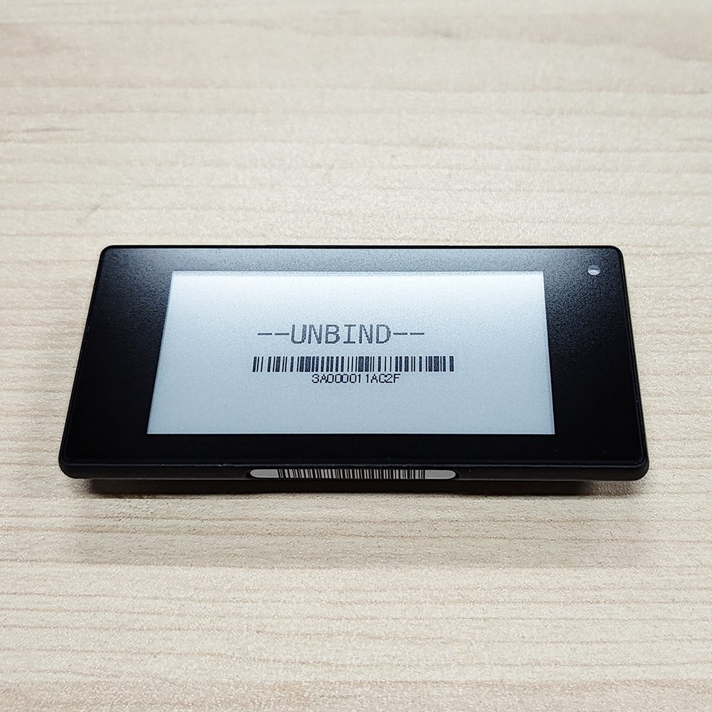 Étiquette électronique pour étagères Black Shell de 2,66 pouces