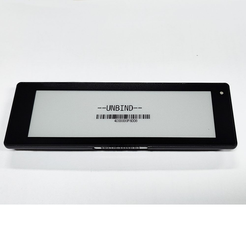 Étiquette électronique pour étagères Black Shell de 4,3 pouces