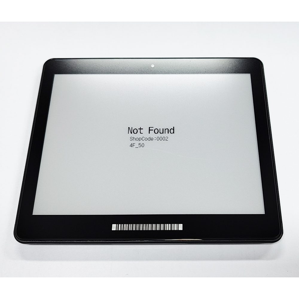 Étiquette électronique pour étagères Black Shell de 5,83 pouces