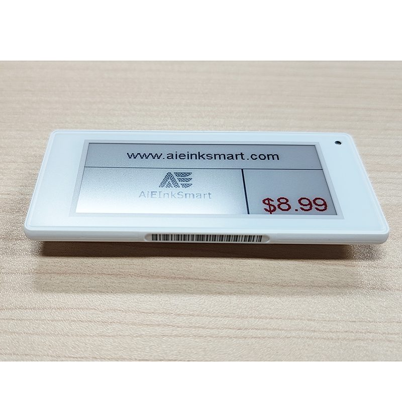 Étiquette électronique pour étagère Bluetooth 2,4 GHz de 2,90 pouces
