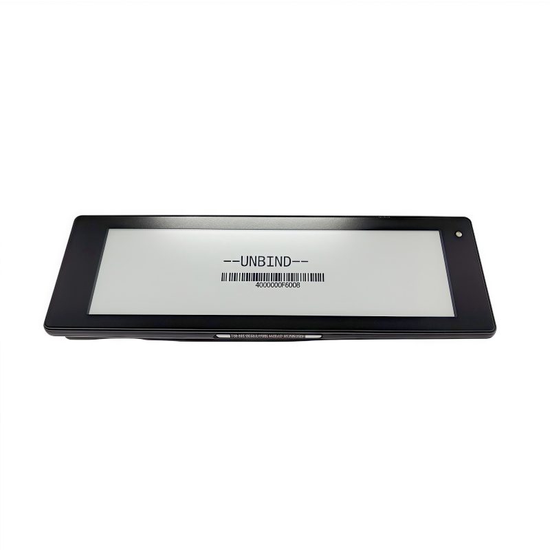 Étiquette électronique pour étagères Black Shell de 4,3 pouces