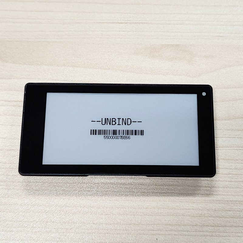 Étiquette électronique pour étagères Black Shell de 3,5 pouces