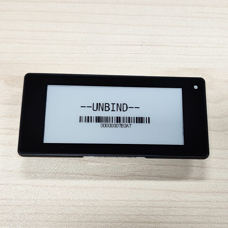 Étiquette électronique pour étagères Black Shell de 2,9 pouces