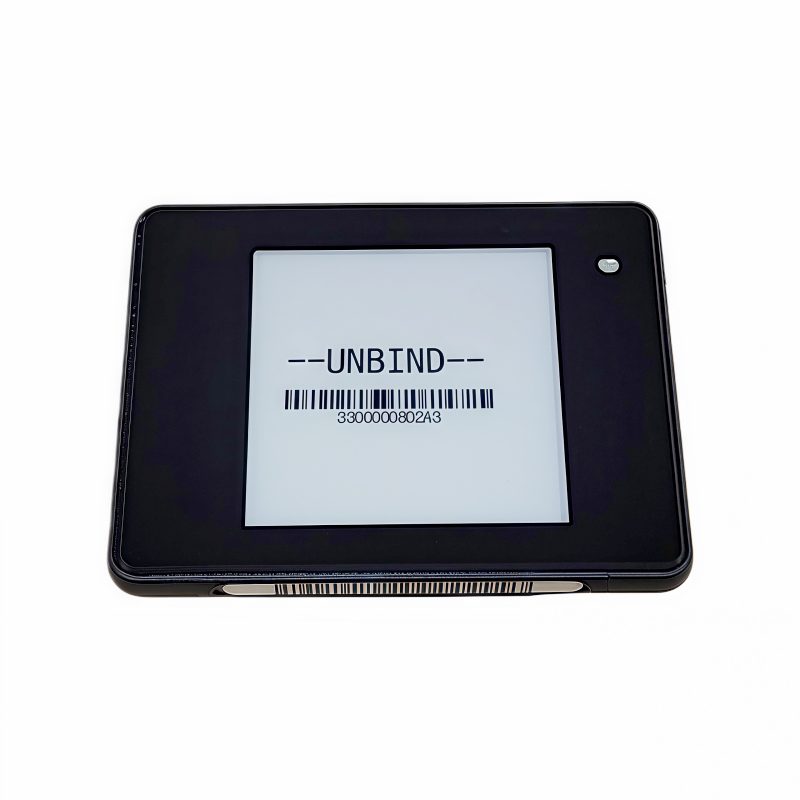 Étiquette électronique pour étagères Black Shell de 1,54 pouces Étiquette électronique pour étagères Black Shell de 1,54 pouces