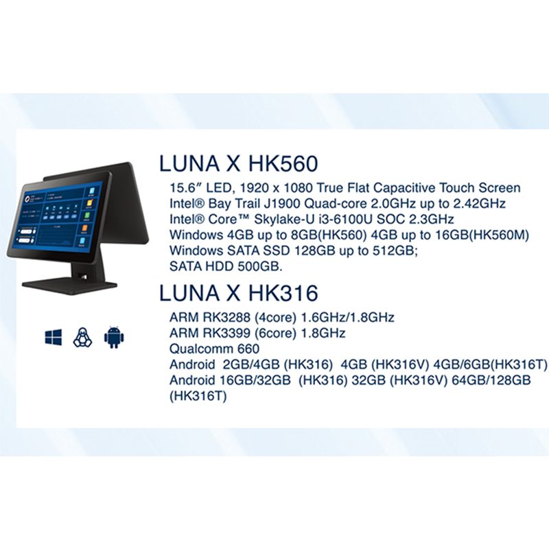 Écran unique 10,1 pouces Affichage LCD couleur Écran tactile capacitif multipoint 15 pouces : résolution 15 pouces 1024 * 768